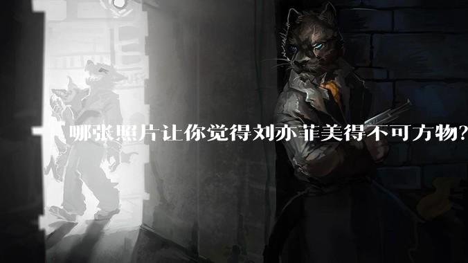 哪张照片让你觉得刘亦菲美得不可方物？