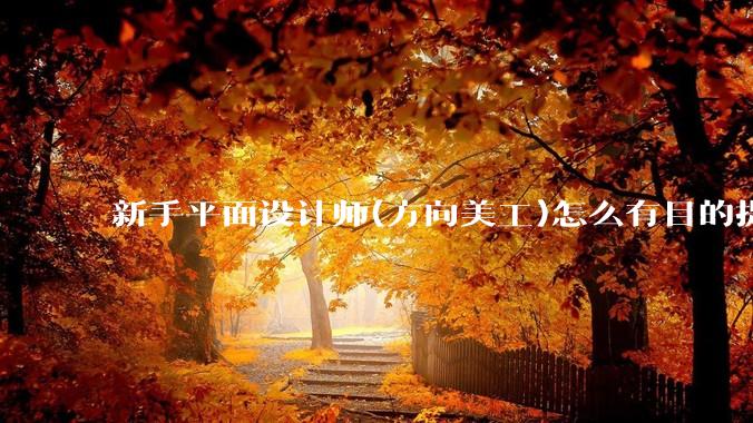 新手平面设计师(方向美工)怎么有目的提升设计能力？